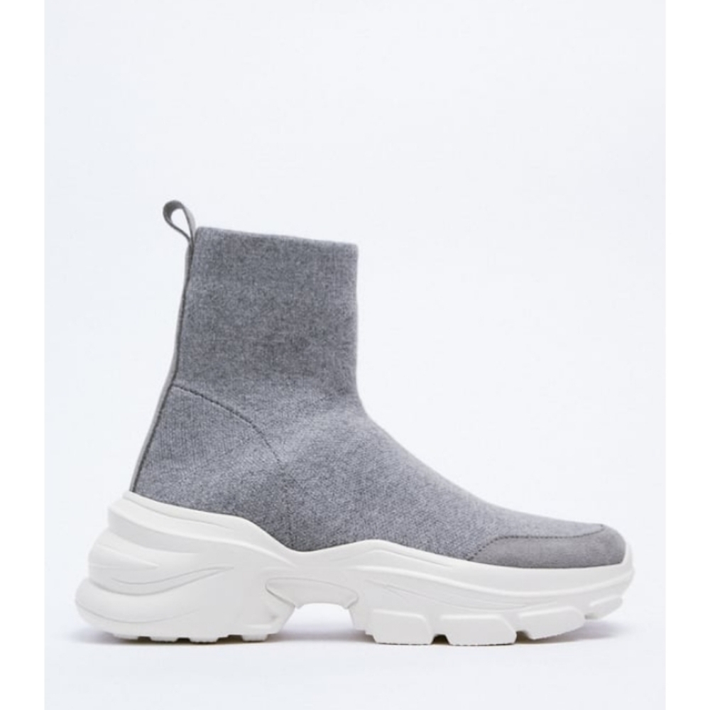 Zara stretch knit sock Lightweight sneaker